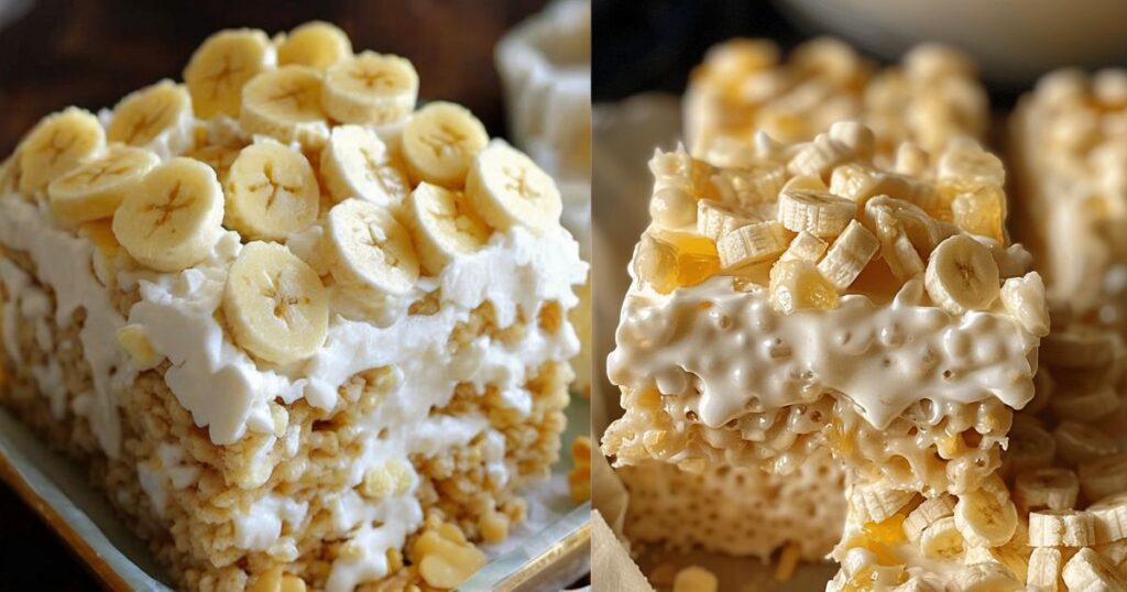 how-to-make-banana-pudding-flavored-rice-krispie-treats