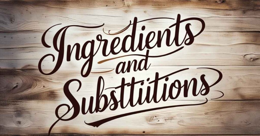 ingredients-and-substitutions